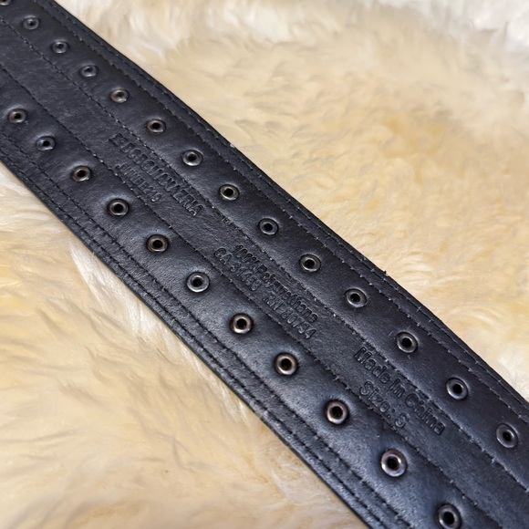 BCBGMaxAzria Black and cream snake print belt, Sz S - Picture 8 of 9